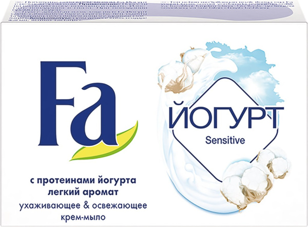 Туалетное мыло FA Yoghurt для чувствительной кожи